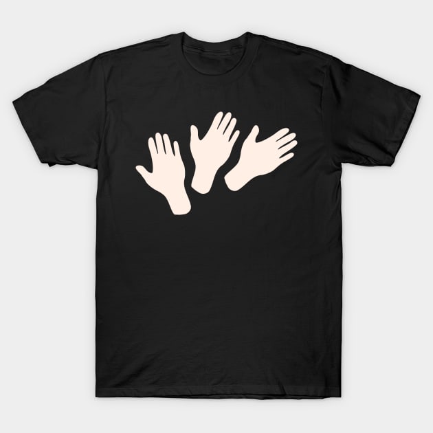 Waving hands T-Shirt by XOOXOO